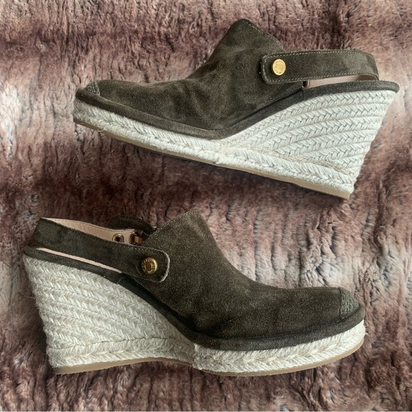 Veronica Beard Seki Espadrille Wedge Military - Picture 4 of 10